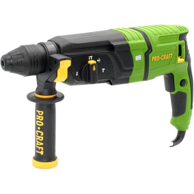 Procraft Martello Combinato Bh1100 900 Watt 3,2 J Sds Plus + Valigetta Procraft Martello Combinato Bh1100 900 Watt 3,2 J Sds Plus + Valigetta