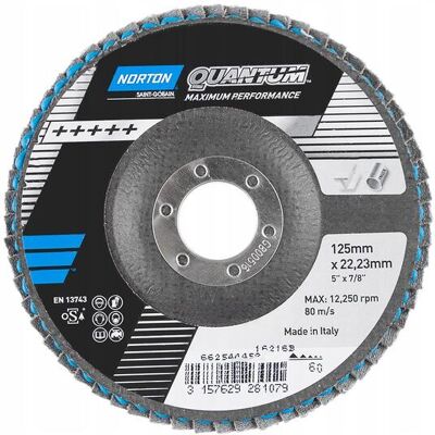 Disco di taglio Symantec 125x22mm - Quantum P60 Disco di taglio Symantec 125x22mm - Quantum P60