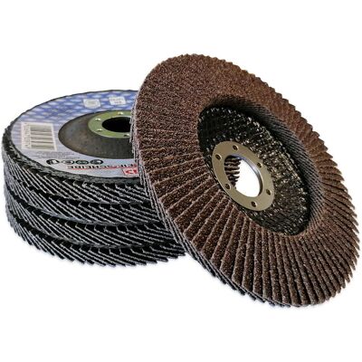 BGS TECHNIC - 5x125mm Grit60 Lamellar Discs - 125 mm - Grana 60 - Dischi per smerigliatrice BGS TECHNIC - 5x125mm Grit60 Lamellar Discs - 125 mm - Grana 60 - Dischi per smerigliatrice