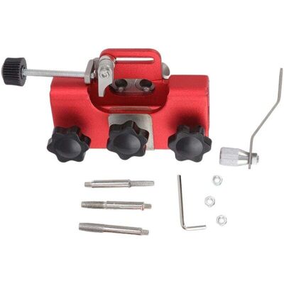 DPZO Affilacatene, Dispositivo Manuale Leggero E Portatile Per Affilare Catene Di Motoseghe Elettriche, Colore Rosso. DPZO Affilacatene, Dispositivo Manuale Leggero E Portatile Per Affilare Catene Di Motoseghe Elettriche, Colore Rosso.