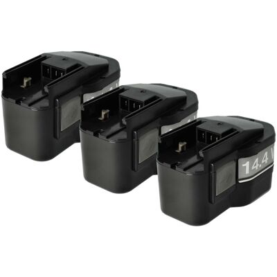 VHBW 3x Batteria Compatibile Con Milwaukee 0512-25, 0513-20, 0512-21, 0511-21, 0514-24, 0513-21, 0514-20 Utensile Elettrico (1500 Mah, Nimh, 14,4 V) - VHBW 3x Batteria Compatibile Con Milwaukee 0512-25, 0513-20, 0512-21, 0511-21, 0514-24, 0513-21, 0514-20 Utensile Elettrico (1500 Mah, Nimh, 14,4 V) -