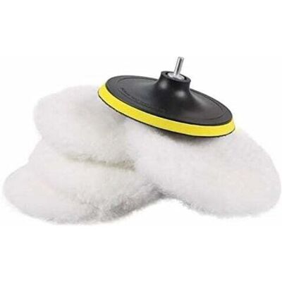 OEM 5 Dischi Abrasivi In Spugna Di Lana Da 180 Mm Per Lucidatrice -crezuo OEM 5 Dischi Abrasivi In Spugna Di Lana Da 180 Mm Per Lucidatrice -crezuo