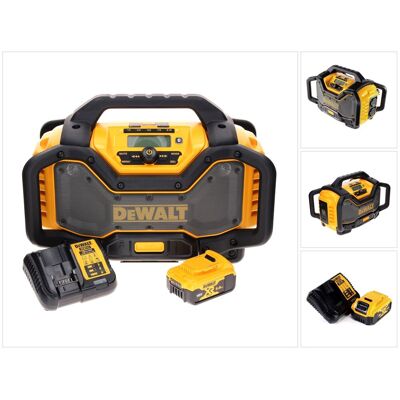 DeWalt Radio A Batteria Dcr 027 P1 Dab+ 10,8-18,0 V + 1 Batteria 5,0 Ah + Caricabatteria DeWalt Radio A Batteria Dcr 027 P1 Dab+ 10,8-18,0 V + 1 Batteria 5,0 Ah + Caricabatteria