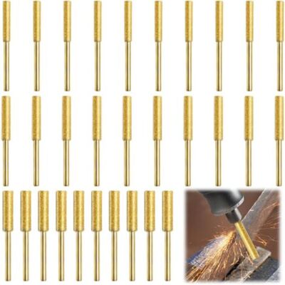 KEEMOTE Set Di 30 Lime Diamantate Per Affilare Catene Di Motosega (4 Mm/4,8 Mm/5,5 Mm) - 3 Misure - Lima Diamantata Per Affilare Catene Di Motosega - Adatta Per Motoseghe A Benzina/elettriche KEEMOTE Set Di 30 Lime Diamantate Per Affilare Catene Di Motosega (4 Mm/4,8 Mm/5,5 Mm) - 3 Misure - Lima Diamantata Per Affilare Catene Di Motosega - Adatta Per Motoseghe A Benzina/elettriche