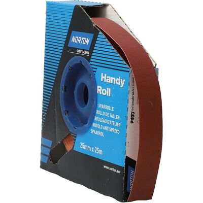 Symantec Norton - Rullo Abrasivo R222 - 25mm x 25m - P400 Symantec Norton - Rullo Abrasivo R222 - 25mm x 25m - P400