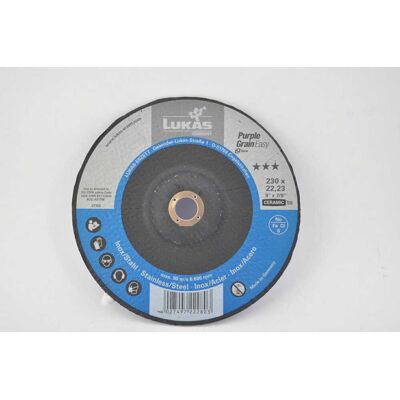 COCO Mola Abrasiva A Disco Lukas 230 Mm P36 Grana Viola COCO Mola Abrasiva A Disco Lukas 230 Mm P36 Grana Viola