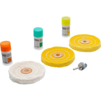 BGS TECHNIC Kit Di Lucidatura Per Metallo Duro BGS TECHNIC Kit Di Lucidatura Per Metallo Duro
