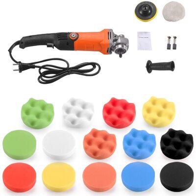 VISTRECK Lucidatrice Per Auto, Macchina Lucidatrice Da 1200 W, Lucidatura, 6 Velocità Variabili, Per Lucidare E Cerare Auto E Mobili VISTRECK Lucidatrice Per Auto, Macchina Lucidatrice Da 1200 W, Lucidatura, 6 Velocità Variabili, Per Lucidare E Cerare Auto E Mobili