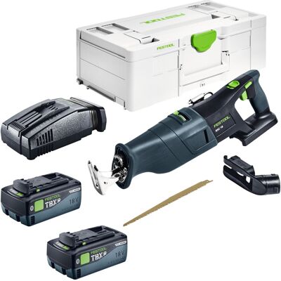 Festool Sega A Gattuccio A Batteria Rsc 18 Eb-basic 18 V Brushless + 2 Batterie Da 8,0 Ah + Caricabatterie Rapido + Systainer Festool Sega A Gattuccio A Batteria Rsc 18 Eb-basic 18 V Brushless + 2 Batterie Da 8,0 Ah + Caricabatterie Rapido + Systainer