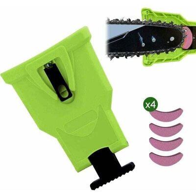 DPZO Affilacatene Betterlife Per Motosega E Decespugliatore, Con 4 Mole Abrasive Sostituibili (verde) DPZO Affilacatene Betterlife Per Motosega E Decespugliatore, Con 4 Mole Abrasive Sostituibili (verde)