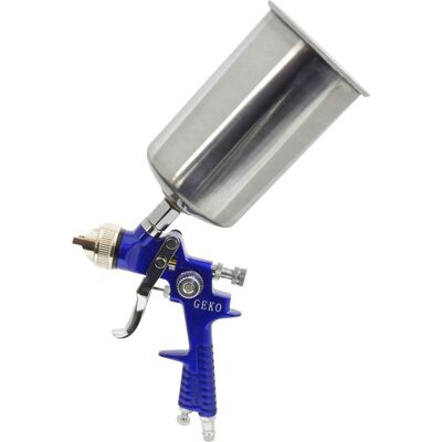 GEKO - HVLP Spritzpistole - 1000ml Serbatoio Metallo - Pistola a spruzzo GEKO - HVLP Spritzpistole - 1000ml Serbatoio Metallo - Pistola a spruzzo