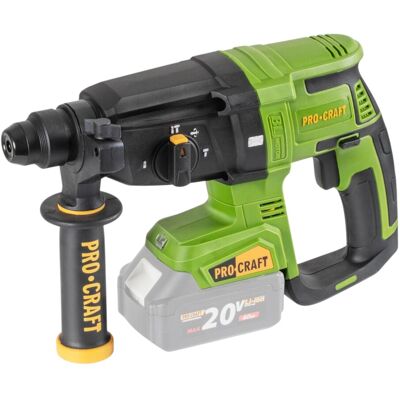 Procraft Pha40bb Martello Perforatore A Batteria 20 V 2,6 J Sds Plus Brushless Solo - Senza Batteria, Senza Caricabatterie Procraft Pha40bb Martello Perforatore A Batteria 20 V 2,6 J Sds Plus Brushless Solo - Senza Batteria, Senza Caricabatterie