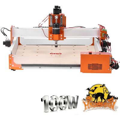 MOPHORN Macchina Cnc Per Incisione 4040 Con Mandrino Da 100w,fresatrice A 3 Assi Per Legno,controllo Grbl,guida Lineare,area Di Lavoro 40 X 40 X 9,5cm,ideale Per Taglio E Intaglio Su Legno E Acrilico MOPHORN Macchina Cnc Per Incisione 4040 Con Mandrino Da 100w,fresatrice A 3 Assi Per Legno,controllo Grbl,guida Lineare,area Di Lavoro 40 X 40 X 9,5cm,ideale Per Taglio E Intaglio Su Legno E Acrilico