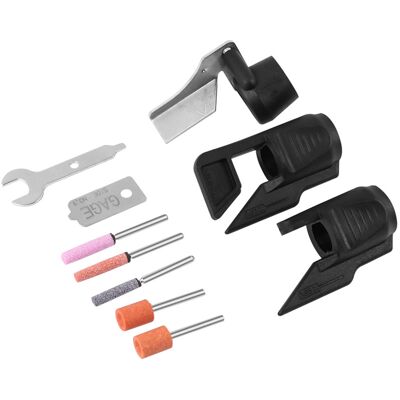 OEM 1453 Kit Per Affilare La Motosega, Set Di Accessori Per Utensili Rotanti Con Guida Per L'Angolo Di Affilatura E Pietre Per Affilare OEM 1453 Kit Per Affilare La Motosega, Set Di Accessori Per Utensili Rotanti Con Guida Per L'Angolo Di Affilatura E Pietre Per Affilare