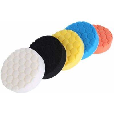 OEM Set Di 5 Tamponi Per Lucidatura, Kit Di Lucidatura Per Auto Con Spugna Da 125 Mm/5 Pollici, Tampone Resistente OEM Set Di 5 Tamponi Per Lucidatura, Kit Di Lucidatura Per Auto Con Spugna Da 125 Mm/5 Pollici, Tampone Resistente