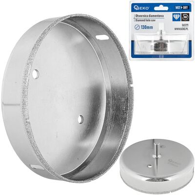 IMPORT Punta Da Trapano Diamantata Per Gres Da 130 Mm (25") IMPORT Punta Da Trapano Diamantata Per Gres Da 130 Mm (25")