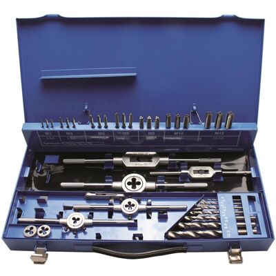 BGS TECHNIC - 3-12mm HSS-G set - 7 punte 7 matrici - Kit utensili BGS TECHNIC - 3-12mm HSS-G set - 7 punte 7 matrici - Kit utensili