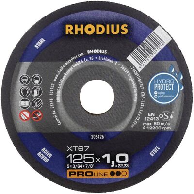 Rhodius Disco di taglio XT67 - Acciaio - 180mm - 1.5mm - 22.23mm Rhodius Disco di taglio XT67 - Acciaio - 180mm - 1.5mm - 22.23mm