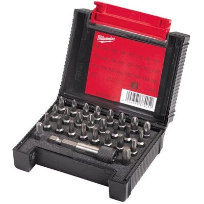 Set di 27 pezzi di punte Milwaukee - Professionale Set di 27 pezzi di punte Milwaukee - Professionale