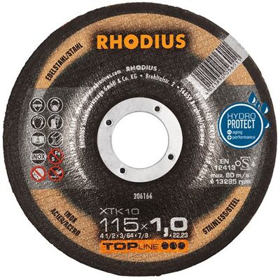 Rhodius - Disco Xtk10 115mm Acciaio Inox - Disco da Taglio Rhodius - Disco Xtk10 115mm Acciaio Inox - Disco da Taglio