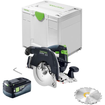 Festool Hkc 55 Keb-basic Sega Circolare A Batteria 18 V 160 Mm Brushless + 1x Batteria 5,0 Ah + Systainer - Senza Caricabatteria Festool Hkc 55 Keb-basic Sega Circolare A Batteria 18 V 160 Mm Brushless + 1x Batteria 5,0 Ah + Systainer - Senza Caricabatteria
