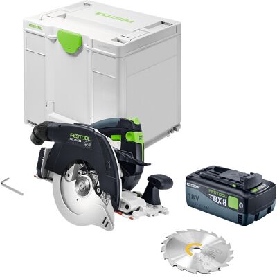Festool Hkc 55 Keb-basic Sega Circolare A Batteria 18 V 160 Mm Brushless + 1x Batteria 8,0 Ah + Systainer - Senza Caricabatterie Festool Hkc 55 Keb-basic Sega Circolare A Batteria 18 V 160 Mm Brushless + 1x Batteria 8,0 Ah + Systainer - Senza Caricabatterie
