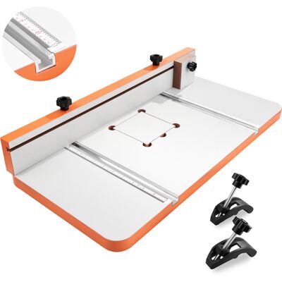 VEVOR Tavolo Per Trapano A Colonna 600 X 298 Mm, Tavolo Per Fresatrice Con Guida Regolabile E Blocco Di Arresto, Scanalature A T Altamente Compatibili, Piano Del Tavolo In Mdf, Bilancia Integrata VEVOR Tavolo Per Trapano A Colonna 600 X 298 Mm, Tavolo Per Fresatrice Con Guida Regolabile E Blocco Di Arresto, Scanalature A T Altamente Compatibili, Piano Del Tavolo In Mdf, Bilancia Integrata