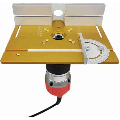 OEM Jeffergarden, Piastra Di Inserto Per Tavola Fresa A Doppio Foro In Lega Di Alluminio Per Fresatrice Per Legno Per Macchine Elettriche Da Taglio E Incisione, Oro, Set Da Tre Pezzi -crezuo OEM Jeffergarden, Piastra Di Inserto Per Tavola Fresa A Doppio Foro In Lega Di Alluminio Per Fresatrice Per Legno Per Macchine Elettriche Da Taglio E Incisione, Oro, Set Da Tre Pezzi -crezuo