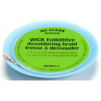 Ersa Treccia per dissaldare - 1,50m, 2,20mm - Treccia di dissaldatura Ersa Treccia per dissaldare - 1,50m, 2,20mm - Treccia di dissaldatura