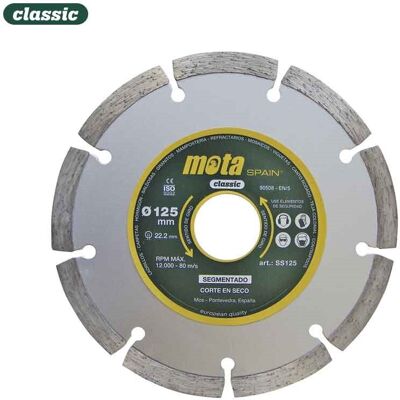 Disco da taglio Mota ss125 - Acciaio, Multiuso, Asciutto - 125mm Disco da taglio Mota ss125 - Acciaio, Multiuso, Asciutto - 125mm