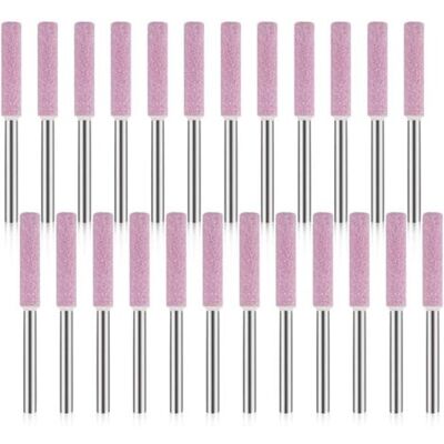 ULISEM Confezione Da 24 Pietre Per Affilare Motoseghe, 3x4,8 Mm, Strumento Di Lucidatura E Levigatura Per Affila Motoseghe ULISEM Confezione Da 24 Pietre Per Affilare Motoseghe, 3x4,8 Mm, Strumento Di Lucidatura E Levigatura Per Affila Motoseghe