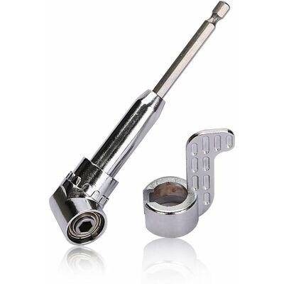 TREETALK Accessorio Per Cacciavite Ad Angolo Retto Di 105 Gradi Con Attacco Esagonale Da 1/4" Per Trapano TREETALK Accessorio Per Cacciavite Ad Angolo Retto Di 105 Gradi Con Attacco Esagonale Da 1/4" Per Trapano