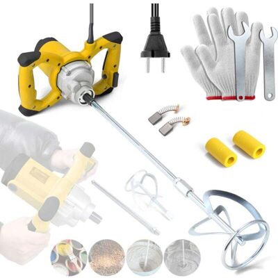 KZQ Impastatrice Elettrica Da 2600 W, 220 V, 6 Velocità, Ideale Per Calcestruzzo, Intonaco, Vernice, Cemento, Malta - KZQ Impastatrice Elettrica Da 2600 W, 220 V, 6 Velocità, Ideale Per Calcestruzzo, Intonaco, Vernice, Cemento, Malta -