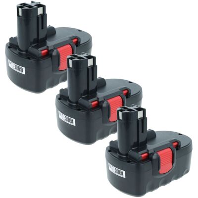 VHBW - 3x Batteria Compatibile Con Bosch 52318b, 53518b, 53518, Gds 18 V, Gdr 18 V, 3918, 52318, 3918b Utensile Elettrico (3000 Mah, Nimh, 18 V) VHBW - 3x Batteria Compatibile Con Bosch 52318b, 53518b, 53518, Gds 18 V, Gdr 18 V, 3918, 52318, 3918b Utensile Elettrico (3000 Mah, Nimh, 18 V)