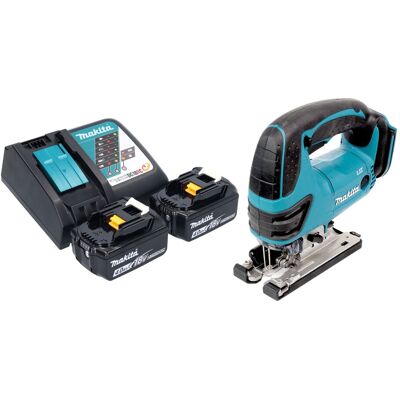 Makita Djv 180 Rmx Seghetto Alternativo A Batteria 18 V 135 Mm + 2 Batterie 4,0 Ah + Caricabatteria Makita Djv 180 Rmx Seghetto Alternativo A Batteria 18 V 135 Mm + 2 Batterie 4,0 Ah + Caricabatteria