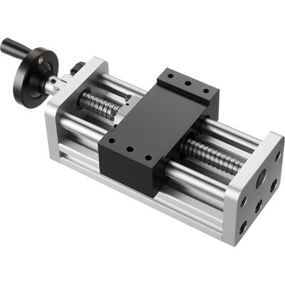 VEVOR Attuatore Lineare Corsa Effettiva 100 Mm, Guida Di Movimento Lineare Cnc Con Vite A Sfere, Doppio Asse Ottico, Alta Precisione C7, Blocco Scorrevole Con Cuscinetto Per Asse Xyz Del Router Cnc VEVOR Attuatore Lineare Corsa Effettiva 100 Mm, Guida Di Movimento Lineare Cnc Con Vite A Sfere, Doppio Asse Ottico, Alta Precisione C7, Blocco Scorrevole Con Cuscinetto Per Asse Xyz Del Router Cnc