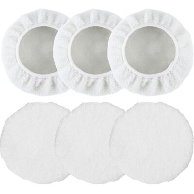OEM Kit Di Pulizia Auto Da 6 Pezzi: Cuffie Per Lucidatura, Tamponi In Lana Bianca, Cuffie Per Lucidatura, Tamponi Per Lucidatura Per Lucidatrici Da 220 Mm E 250 Mm Per Ceratura E Lucidatura Auto OEM Kit Di Pulizia Auto Da 6 Pezzi: Cuffie Per Lucidatura, Tamponi In Lana Bianca, Cuffie Per Lucidatura, Tamponi Per Lucidatura Per Lucidatrici Da 220 Mm E 250 Mm Per Ceratura E Lucidatura Auto