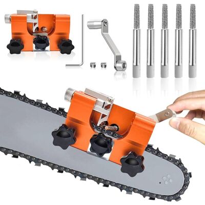 OEM Kit Per Affilare Catene Con 5 Testine Abrasive - 7x6x2,8 Cm - Compatibile Con Tutte Le Motoseghe E Le Seghe Elettriche OEM Kit Per Affilare Catene Con 5 Testine Abrasive - 7x6x2,8 Cm - Compatibile Con Tutte Le Motoseghe E Le Seghe Elettriche