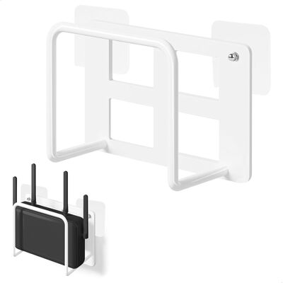 OEM Staffa Di Montaggio A Parete Per Modem, Supporto Per Modem, Staffa Di Montaggio A Parete Con Foro Passante Per Router, Adatta Per Router, Decoder E Cavi, Non Richiede Foratura, Materiale Metallico, Bi OEM Staffa Di Montaggio A Parete Per Modem, Supporto Per Modem, Staffa Di Montaggio A Parete Con Foro Passante Per Router, Adatta Per Router, Decoder E Cavi, Non Richiede Foratura, Materiale Metallico, Bi