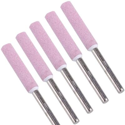 KZQ Set Di 10 Pezzi Per Affilare Motoseghe Con Pietre Per Affilare, Strumenti Per Lucidare E Smerigliare, 4 Mm - KZQ Set Di 10 Pezzi Per Affilare Motoseghe Con Pietre Per Affilare, Strumenti Per Lucidare E Smerigliare, 4 Mm -