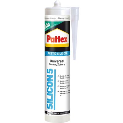 HENKEL Pattex Silicone Sista Bianca - Sigillante - 280ml HENKEL Pattex Silicone Sista Bianca - Sigillante - 280ml