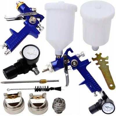 Silver - H-827 - Serbatoio superiore - Pistola a spruzzo Silver - H-827 - Serbatoio superiore - Pistola a spruzzo