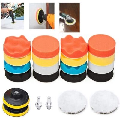 IKVZVKI Spugne Per Lucidatura Auto Da 7,6 Cm (confezione Da 22) Con Kit Adattatore Per Lucidatura E Levigatura Auto. IKVZVKI Spugne Per Lucidatura Auto Da 7,6 Cm (confezione Da 22) Con Kit Adattatore Per Lucidatura E Levigatura Auto.
