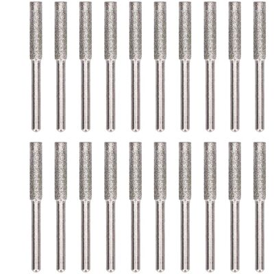 TOIVIZE Kit Di 20 Pezzi Per Affilare Catene Per Motosega Con Lame Rotanti Da 4,8 Mm, Colore Argento. TOIVIZE Kit Di 20 Pezzi Per Affilare Catene Per Motosega Con Lame Rotanti Da 4,8 Mm, Colore Argento.