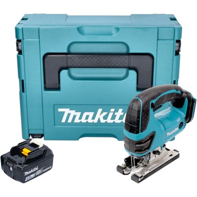 Makita Djv 180 M1xj Seghetto Alternativo A Batteria 18 V 135 Mm + 1x Batteria 4,0 Ah + Makpac - Senza Caricabatteria Makita Djv 180 M1xj Seghetto Alternativo A Batteria 18 V 135 Mm + 1x Batteria 4,0 Ah + Makpac - Senza Caricabatteria