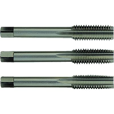 Set di 3 rubinetti manuali HSS DIN352 Ø5x80 mm - Set di maschiatura Set di 3 rubinetti manuali HSS DIN352 Ø5x80 mm - Set di maschiatura