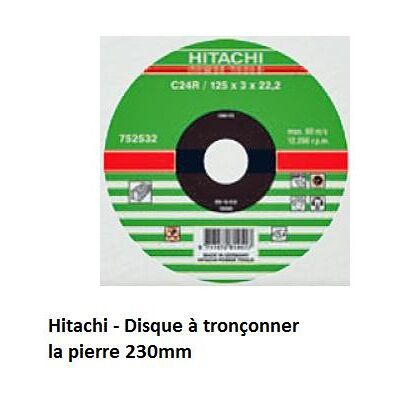 Hikoki 752535 - Disco da taglio per pietra - 230mm - Uso professionale Hikoki 752535 - Disco da taglio per pietra - 230mm - Uso professionale