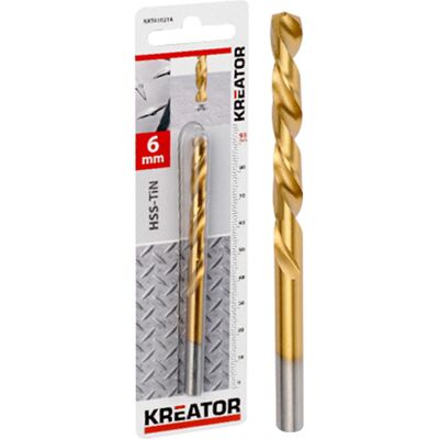 PowerPlus Punta In Metallo Titanio Hss Ø 11x142mm Kreator PowerPlus Punta In Metallo Titanio Hss Ø 11x142mm Kreator