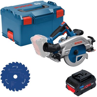 Sega Circolare A Batteria Bosch Gks 18v-57-2 Gx Professional 18 V 165 Mm Brushless + 1x Batteria Procore 5,5 Ah + L-boxx - Senza Caricabatterie Sega Circolare A Batteria Bosch Gks 18v-57-2 Gx Professional 18 V 165 Mm Brushless + 1x Batteria Procore 5,5 Ah + L-boxx - Senza Caricabatterie