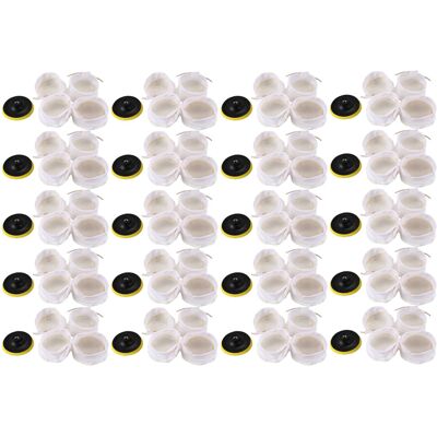 OEM Adatto A Kit Di Lucidatura/levigatura Da 100 Pezzi, Incluso Un Tampone Di Lucidatura In Morbida Lana Bianca: 4 Pollici OEM Adatto A Kit Di Lucidatura/levigatura Da 100 Pezzi, Incluso Un Tampone Di Lucidatura In Morbida Lana Bianca: 4 Pollici